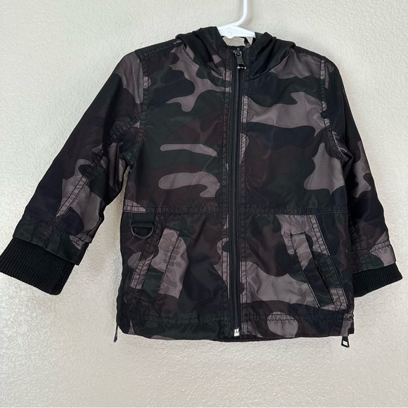 Urban Republic 24 Months Baby Boy Mesh Camo Hoodie Windbreaker Jacket - Picture 2 of 11